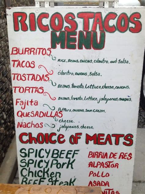 ricos sentones|Rico's Tacos Menu, Menu for Rico's Tacos, Bend, Bend .